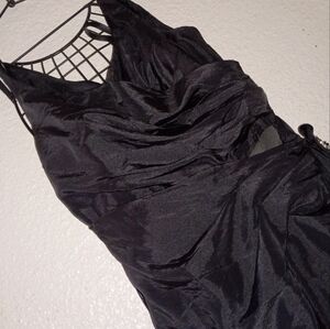 Vintage Y2K Victorian Gothic Long Dress Gown Formal  14 Elegant Romantic USA